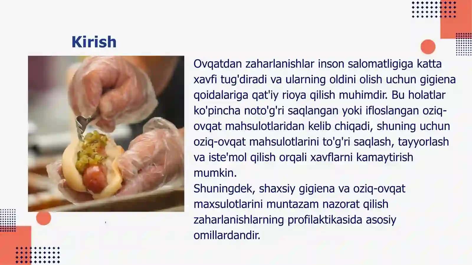 Ovqatdan zaharlanishlar va ularning proffilaktikasi 3