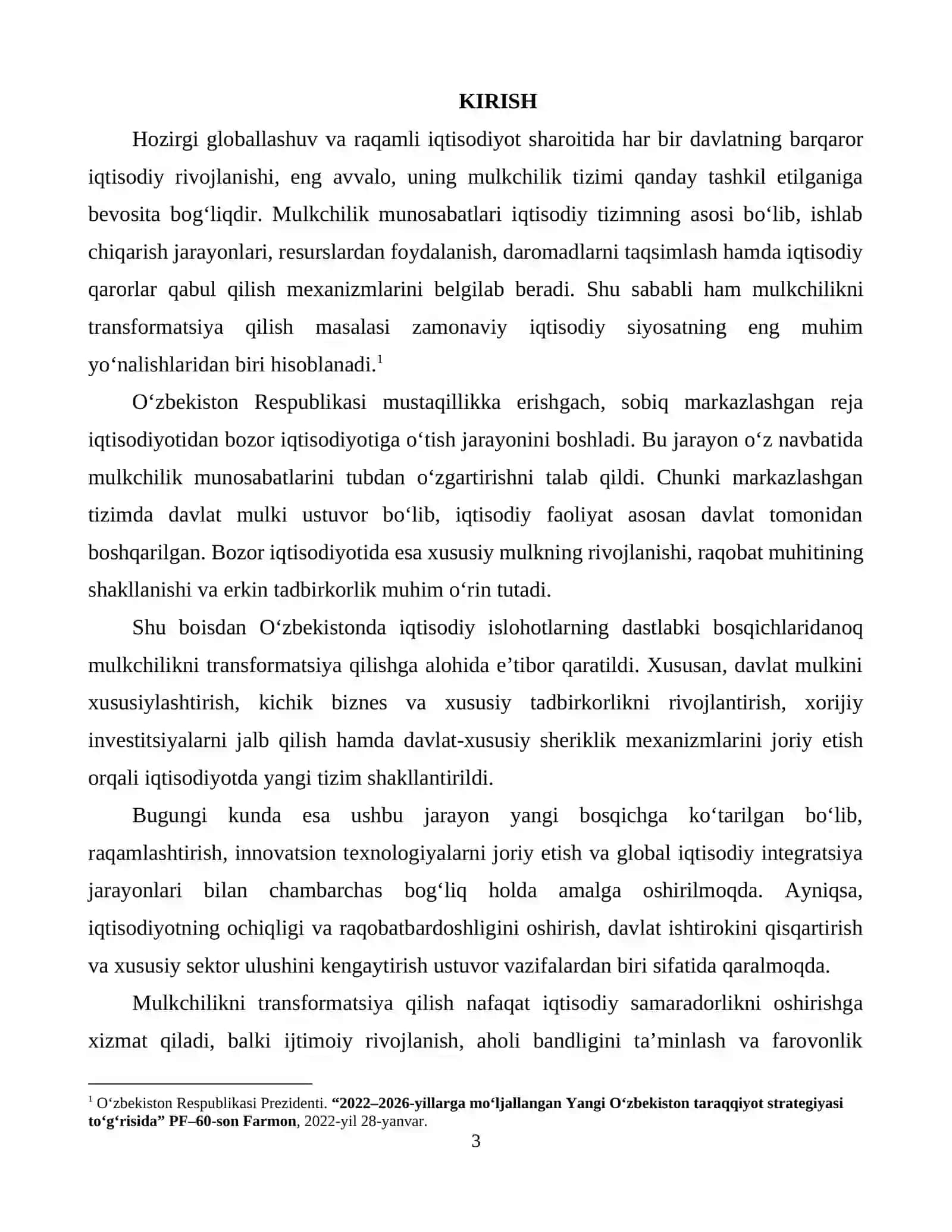 O’zbekiston Iqtisodiyotida Mulkchilikni Transformatsiya Qilish Usullari 3