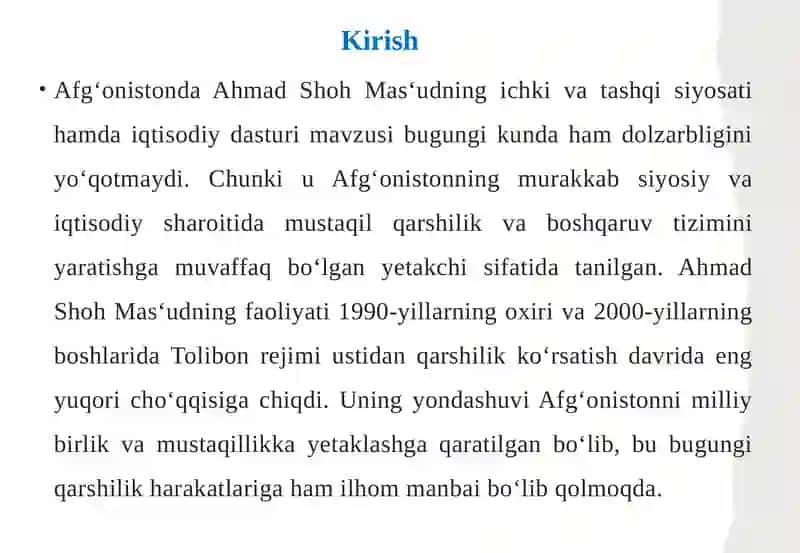 Ahmadshohning ichki va tashqi siyosati iqtisodiy dasturi 3