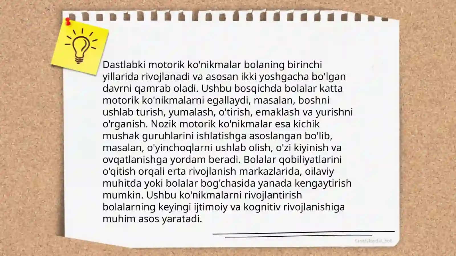 Ilk bolalik davrining xususyatlari 3