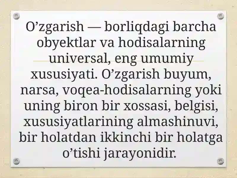 Rivojlanish Falsafasi 3