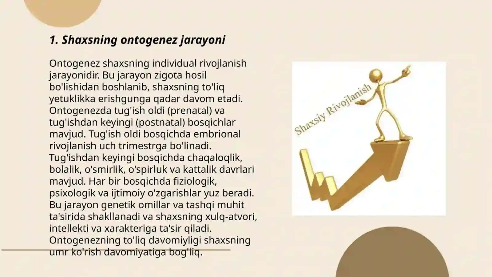 Shaxsning rivojlanishi, tarbiyasi va ijtimoiylashuvi 3