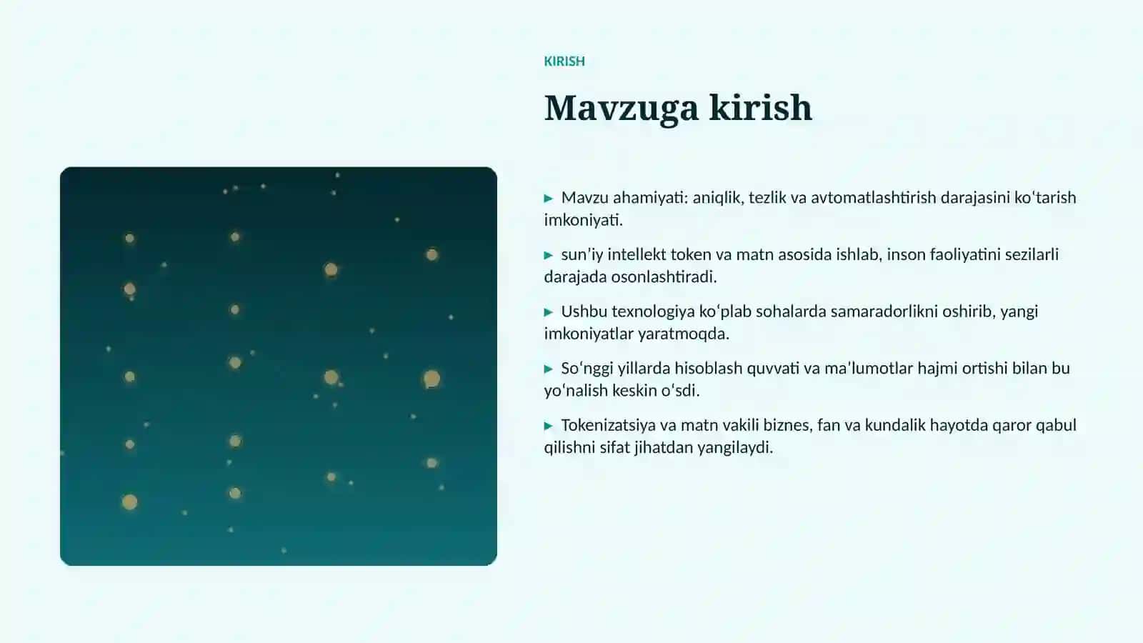 Tokenizatsiya va matn vakili 3