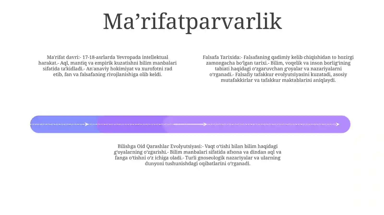 Falsafa Tarixida Bilishga OidQarashlarEvolutsiyasi 3
