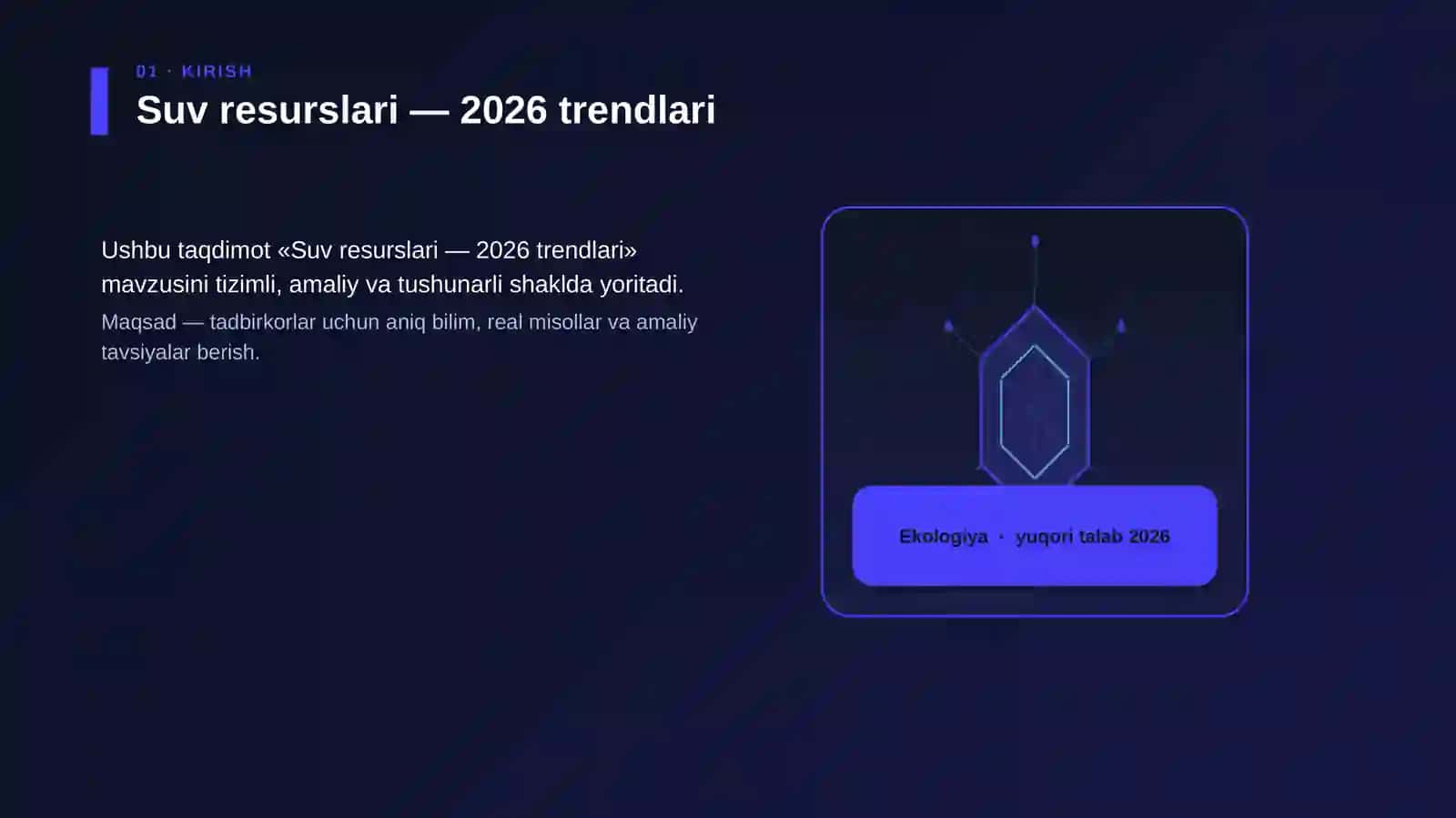 Suv resurslari — 2026 trendlari 3