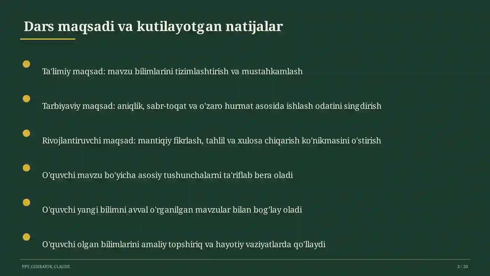Ekologiya va tabiatni muhofaza qilish (4-sinf) 3