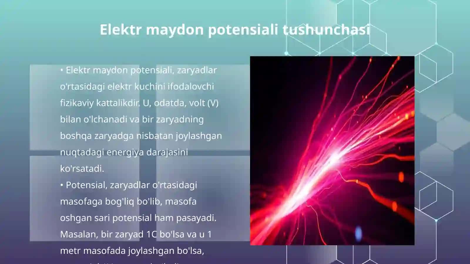 Elektr maydon potensiali 3