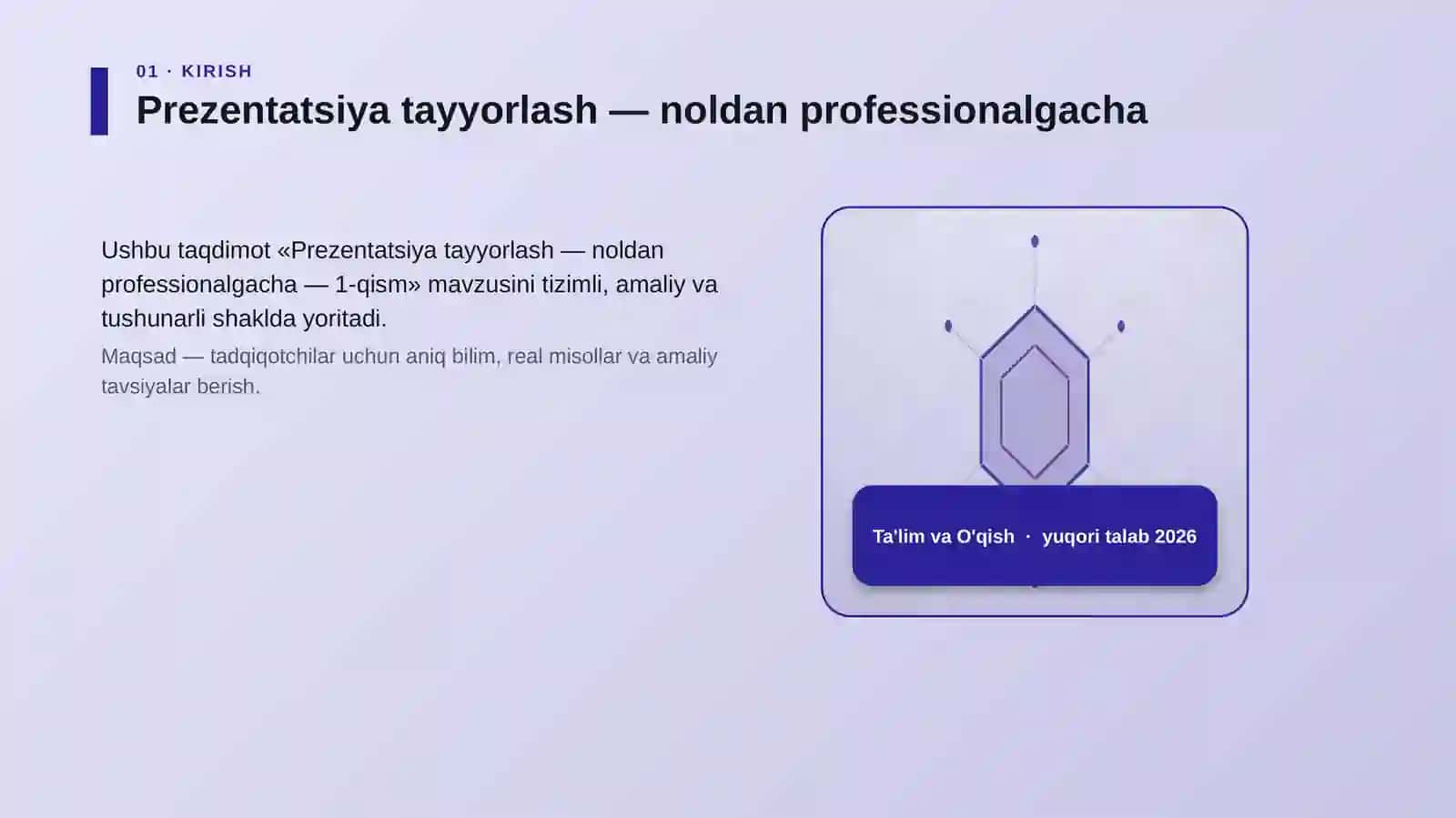 Prezentatsiya tayyorlash — noldan professionalgacha — 1-qism 3