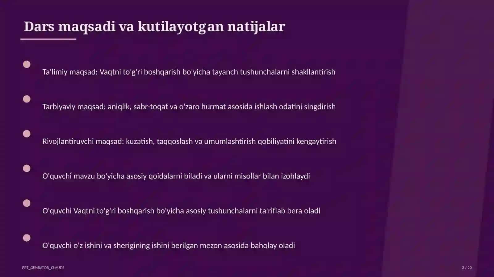 Sinf soati va tarbiyaviy tadbirlar 3