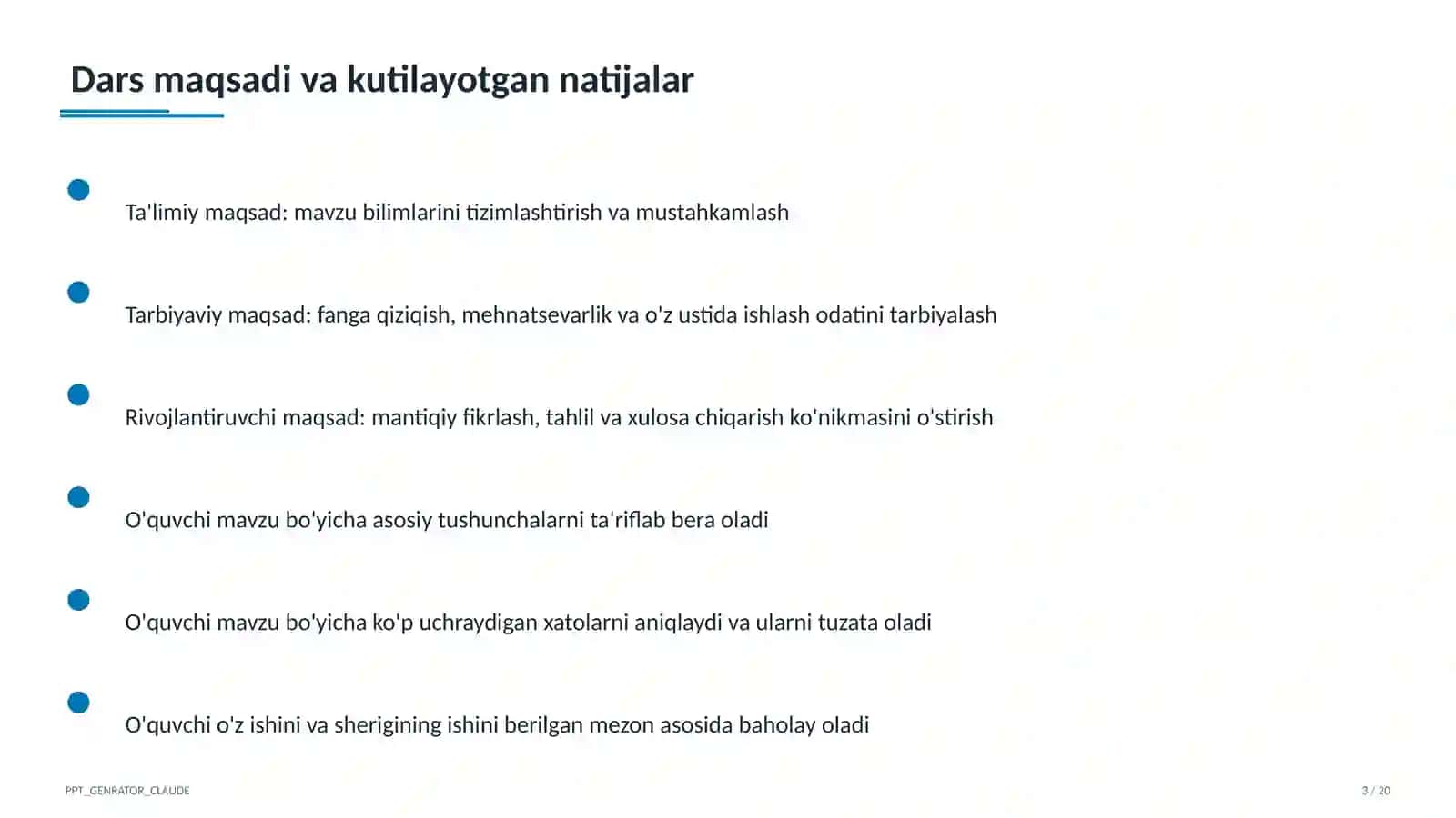 Rus tilida otlarning jinsi: rod (3-sinf) 3