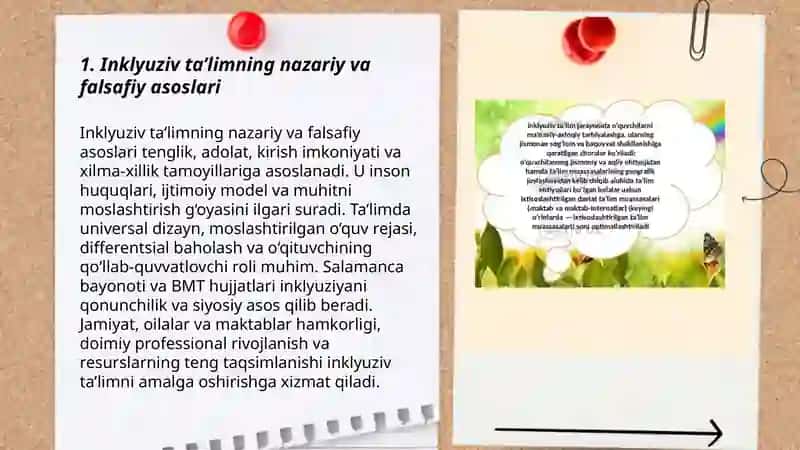 Inklyuziv ta’lim-dunyoqarash va ta’limiy konsepsiya sifatida 3