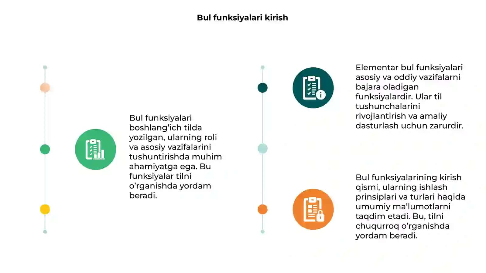 Elementar bul funksiyalari 3