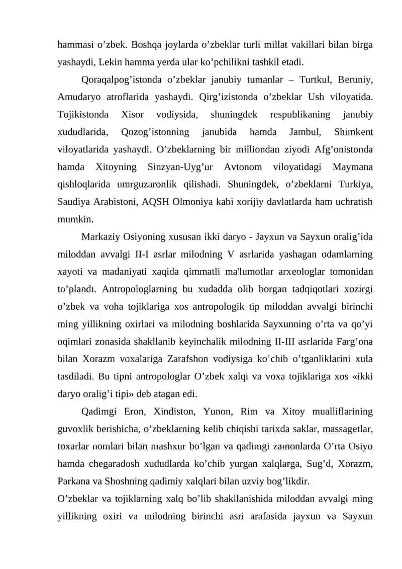 Ozbekiston etnalogya fani 3