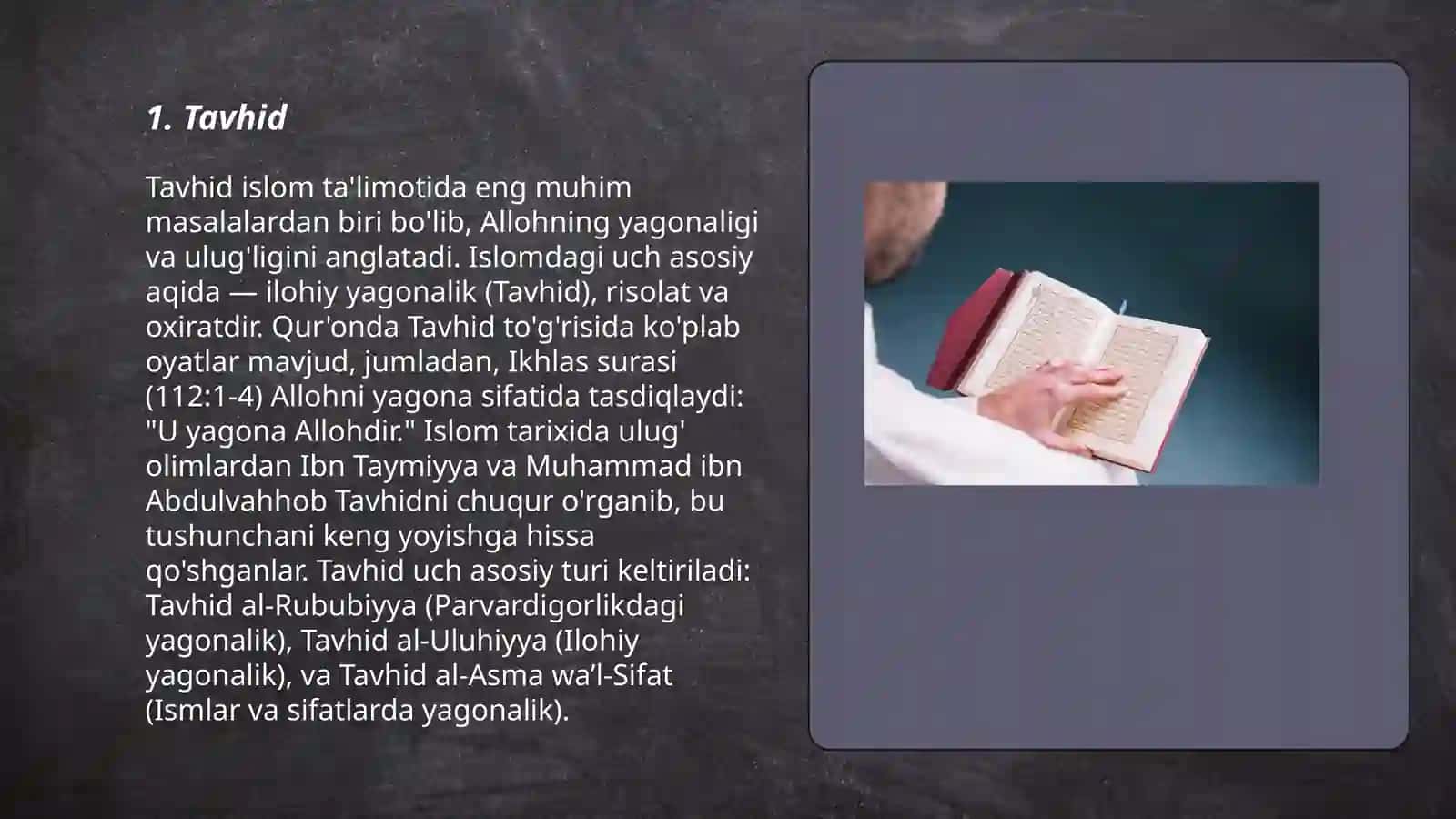 Tavhid 3