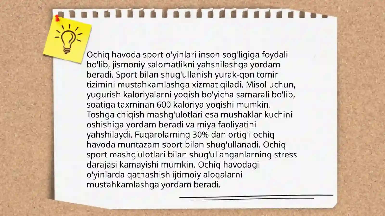 Ochiq havoda sport o'yinlari 3