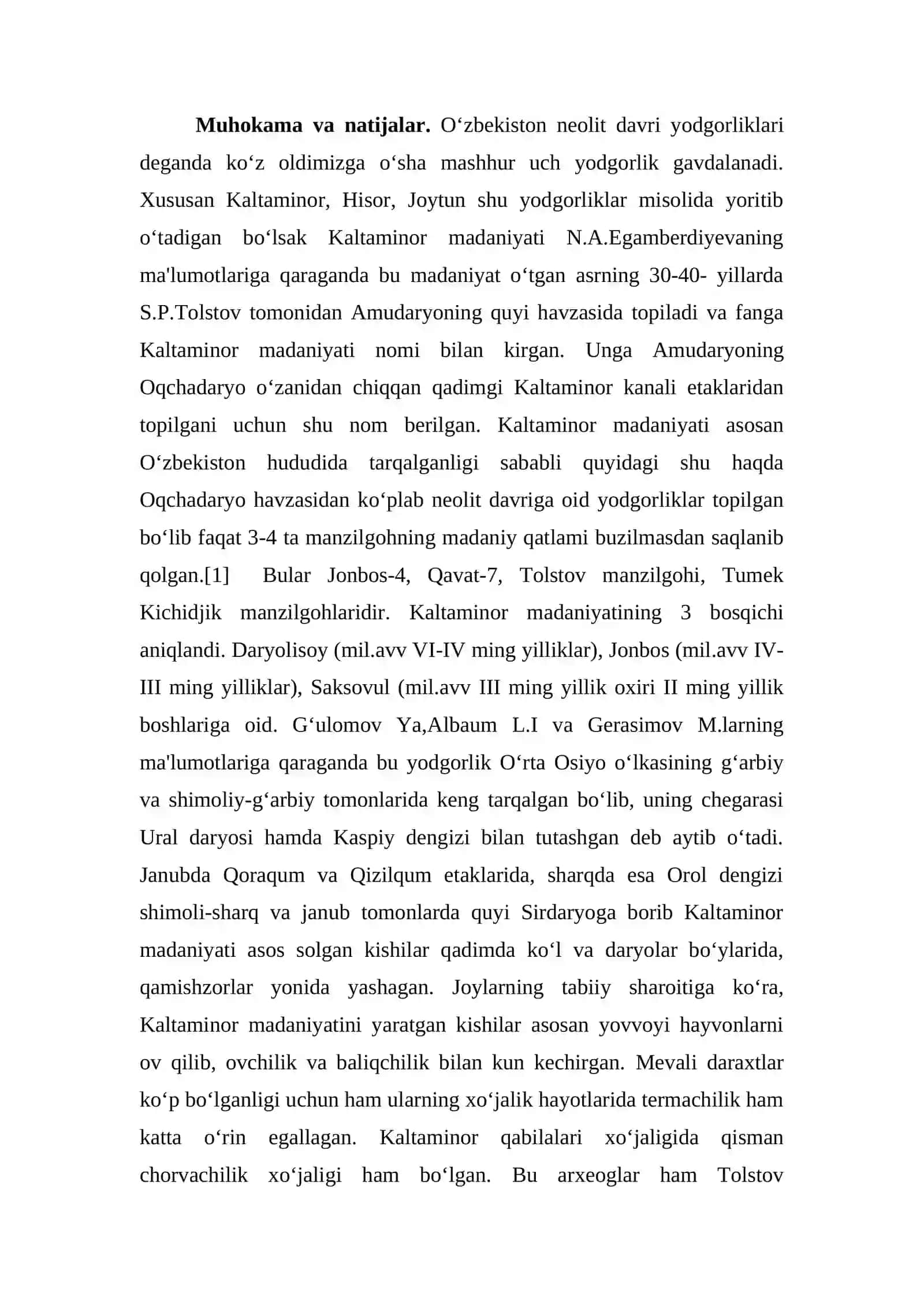 Neolit davri arxeologiyasi 3