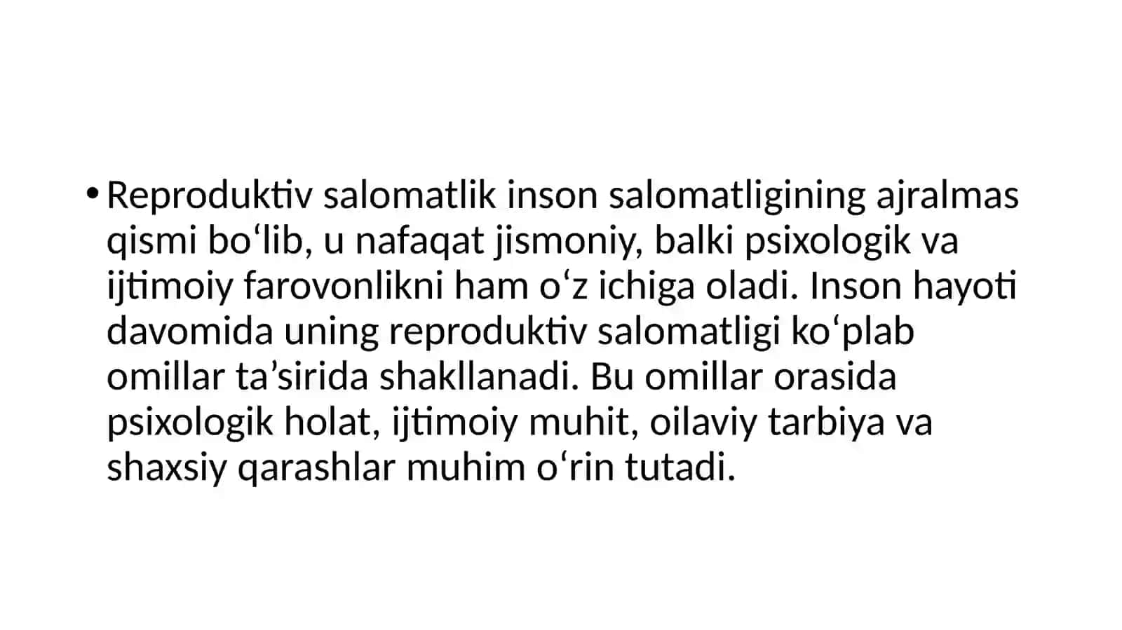 Reproduktiv salomatlikning psixologik asoslari 3