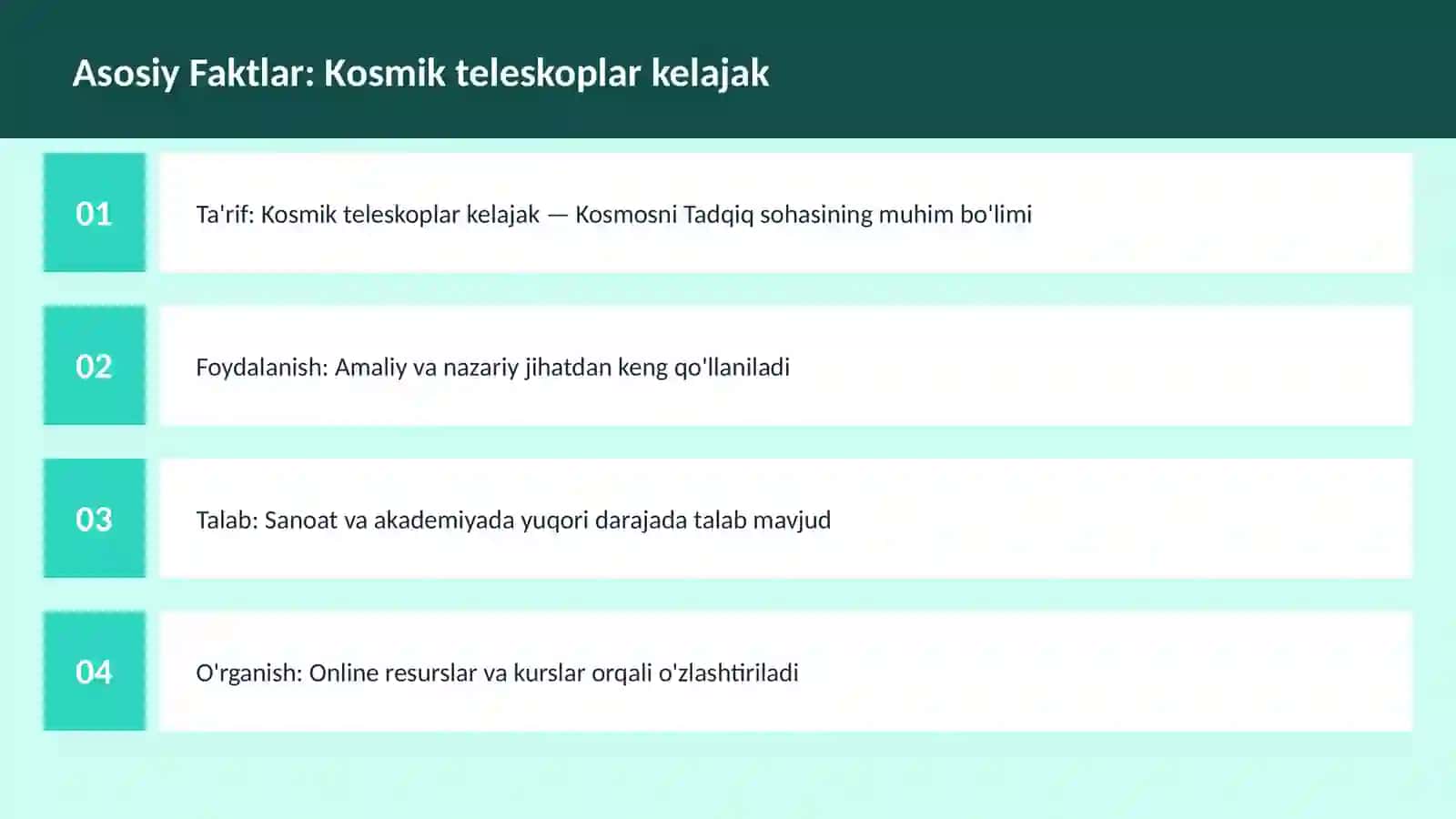 Kosmik teleskoplar kelajak 3