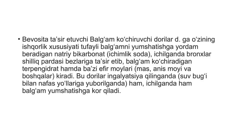 Balg`am ko`chiruvchi vositalar xossalari va qo`llanilishi 3