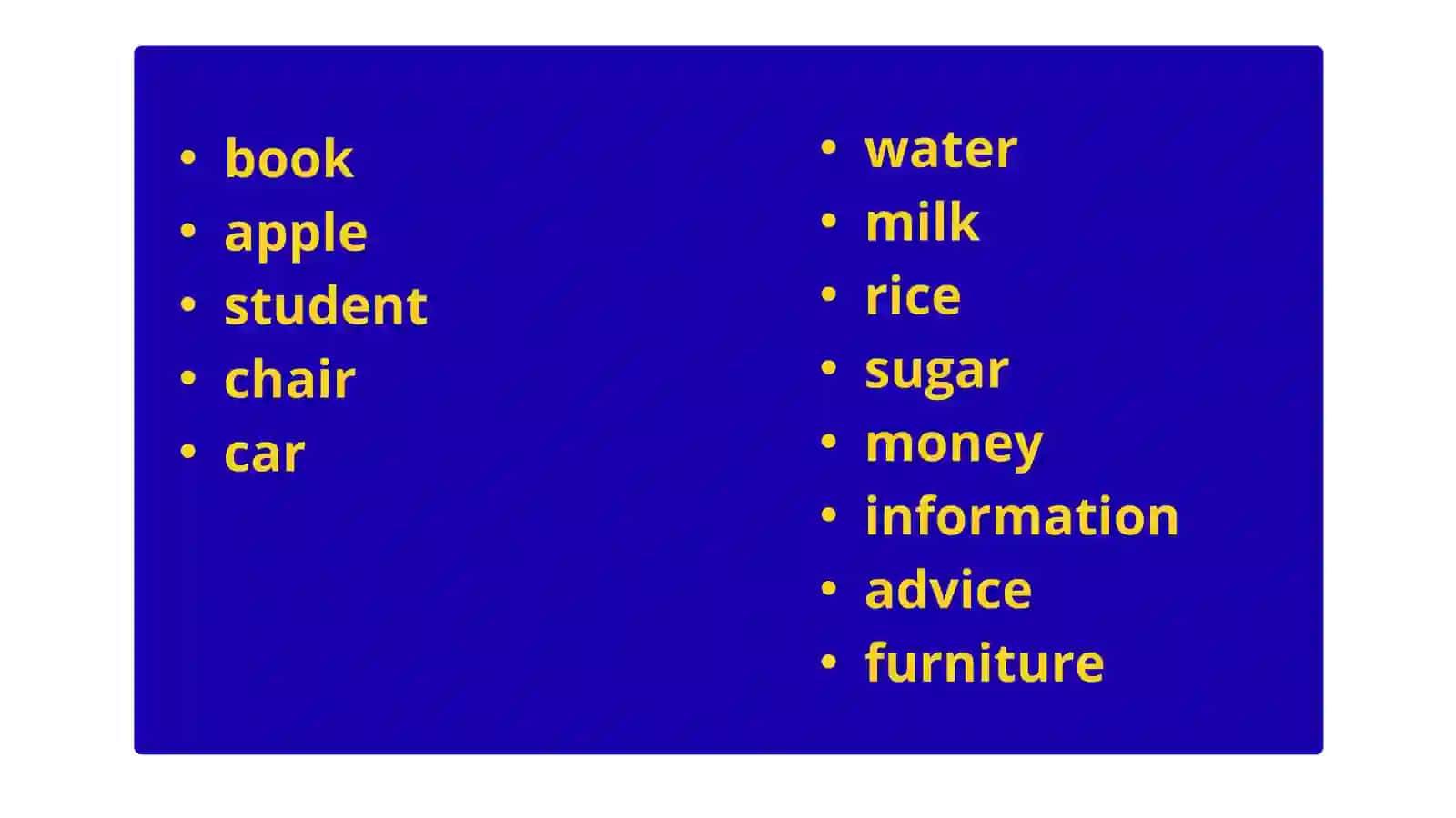 Countable/Uncountable Nouns. SOME/ANY 3