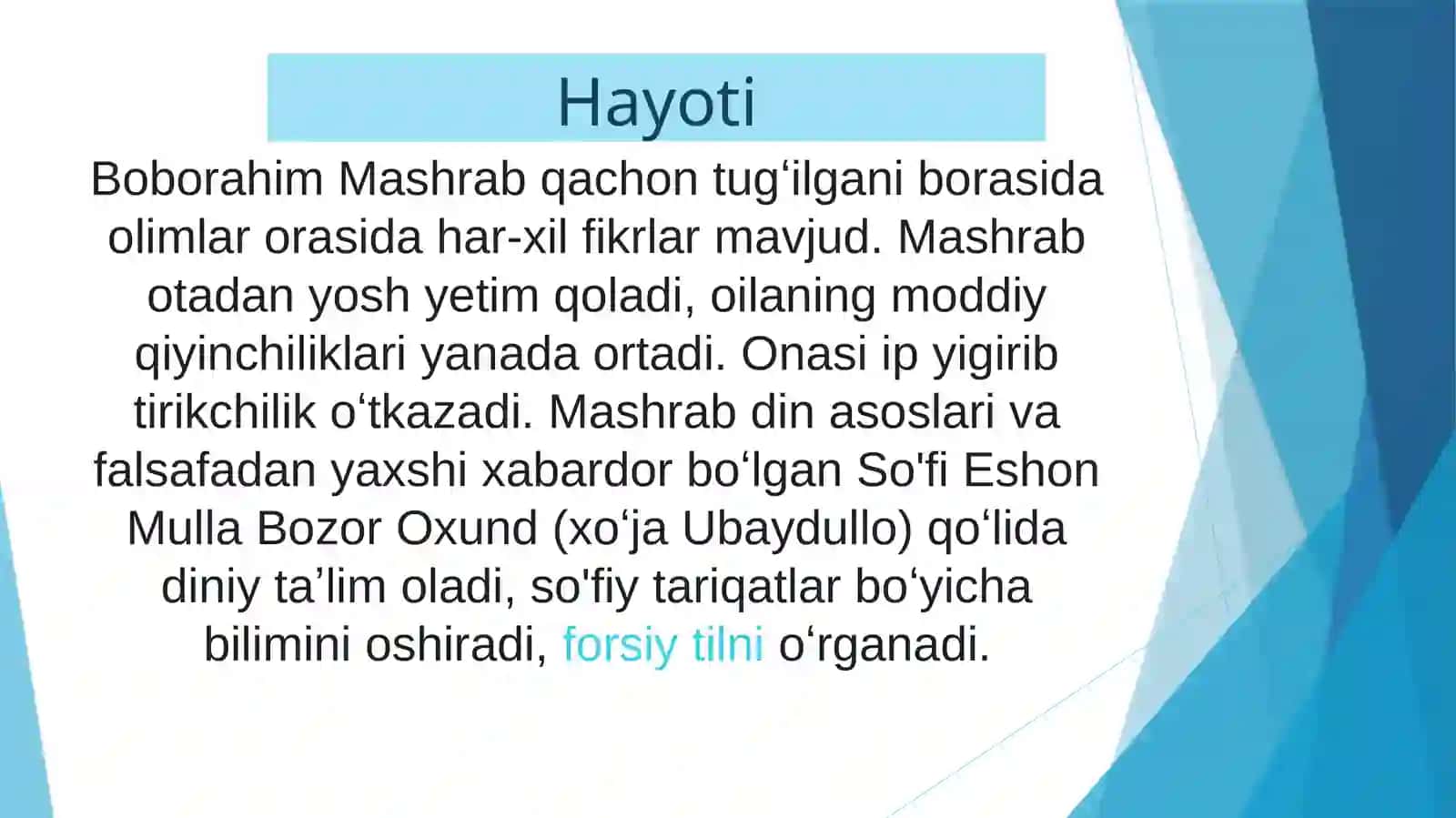O’zbek adabiyoti tarixi va yangi o’zbek adabiyoti 3