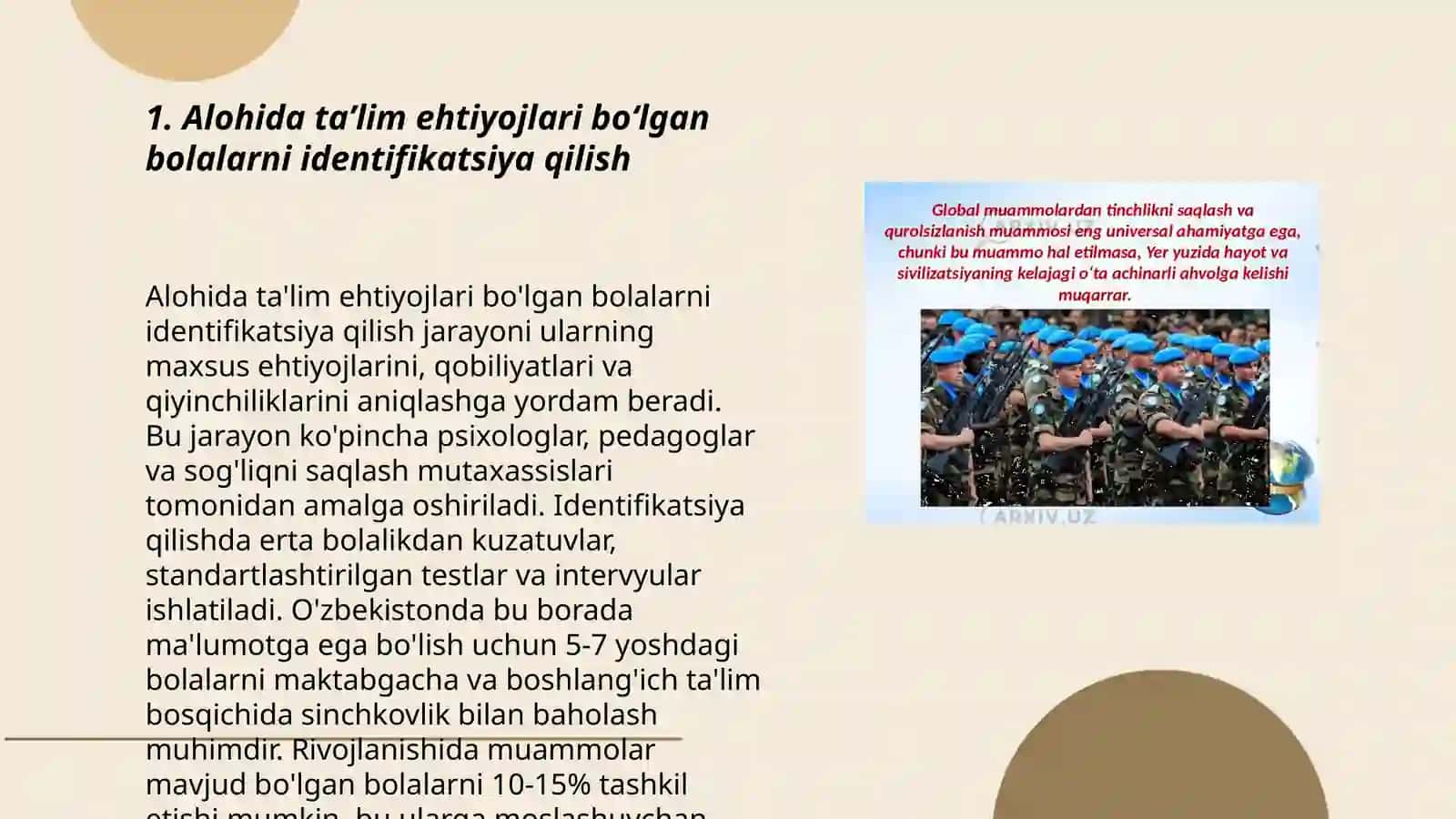 Alohida taʼlim ehtiyojlari bo‘lgan bolalarni identifikatsiya qilish 3