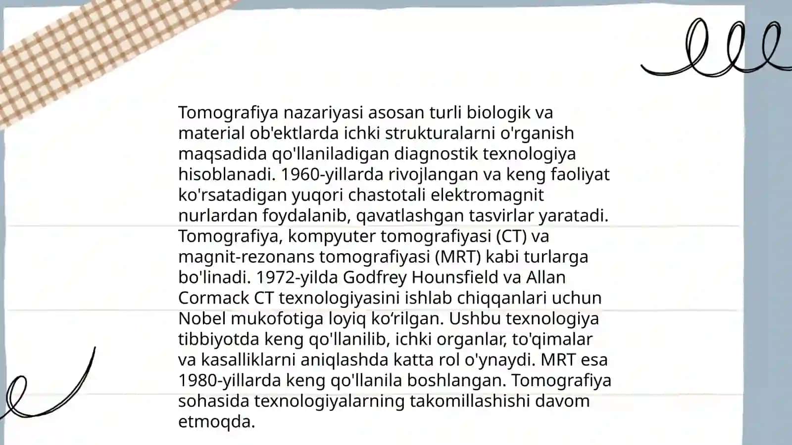Tomografiya nazariy tushuncha va ishlash prinsipi 3