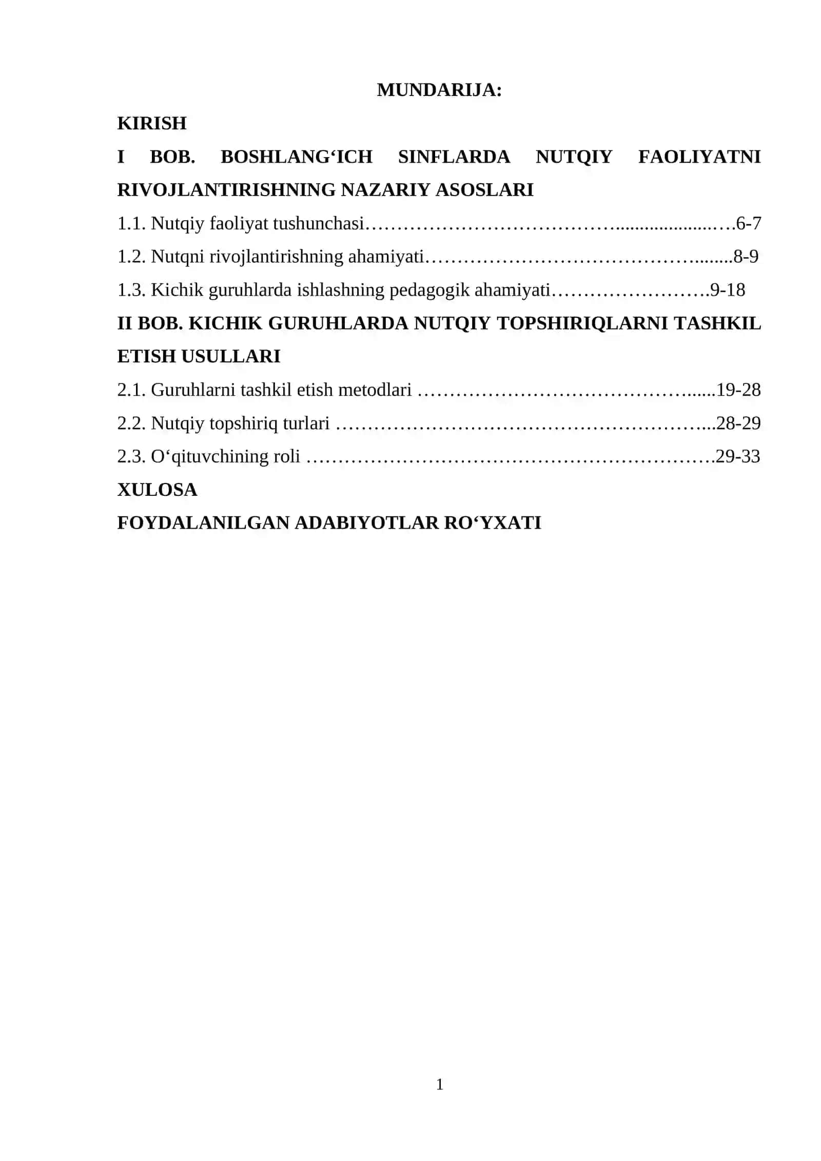 Boshlangʻich sinflarda oʻquvchilar bilan kichik guruhlarda nutqiy topshiriqlarni tashkil etish usullari 3