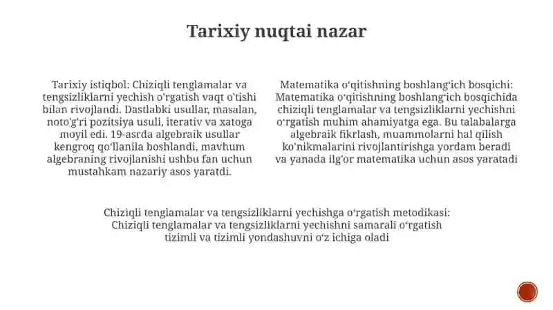 Sonli Tenglik Va Tengsizlikni Yechishga OʻRgatish Metodikasi 3