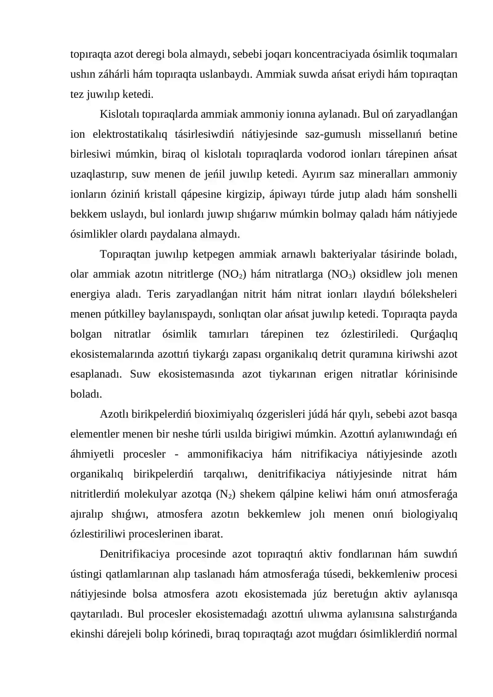 Topıraq processlerinde azot 3