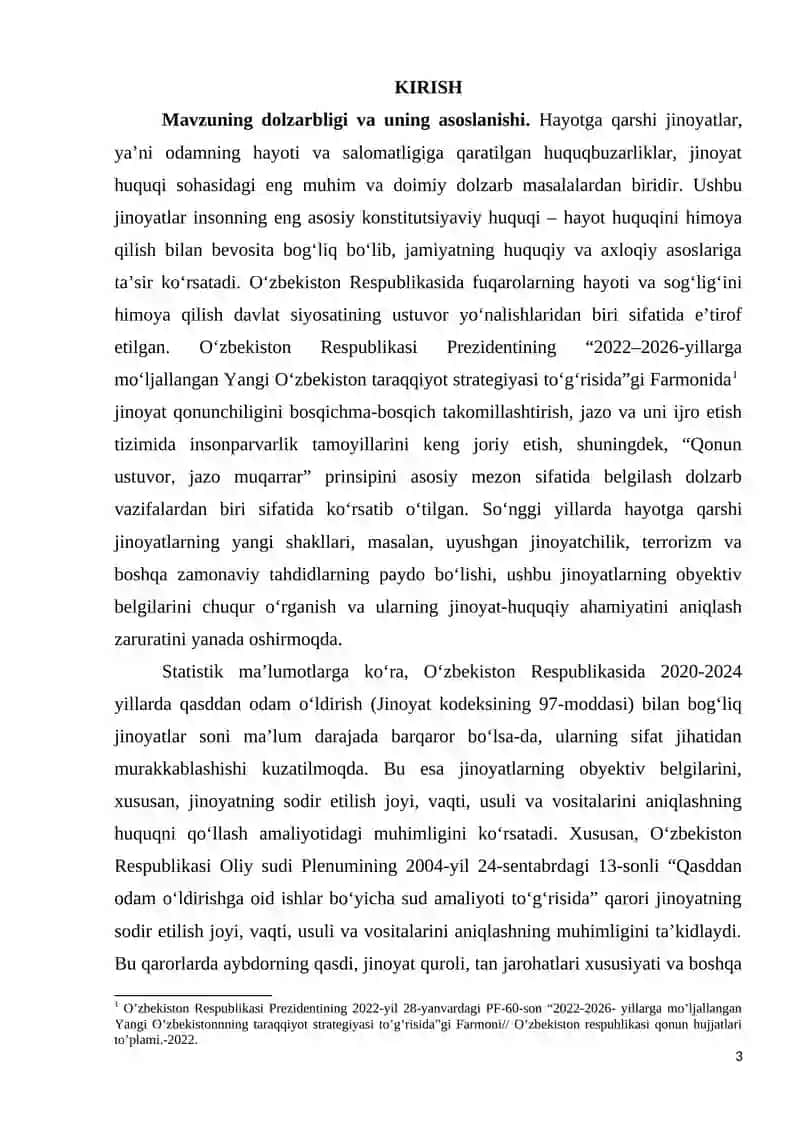 HAYOTGA QARSHI JINOYATLARDAGI OBJEKTIV BELGILARNING JINOYAT-HUQUQIY AHAMIYATI 3