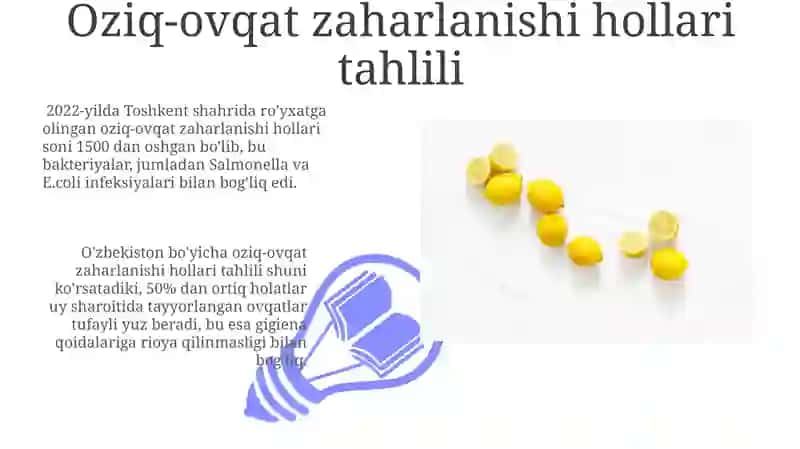 Oziq-ovqat zaharlanishi hollari tahlili 3