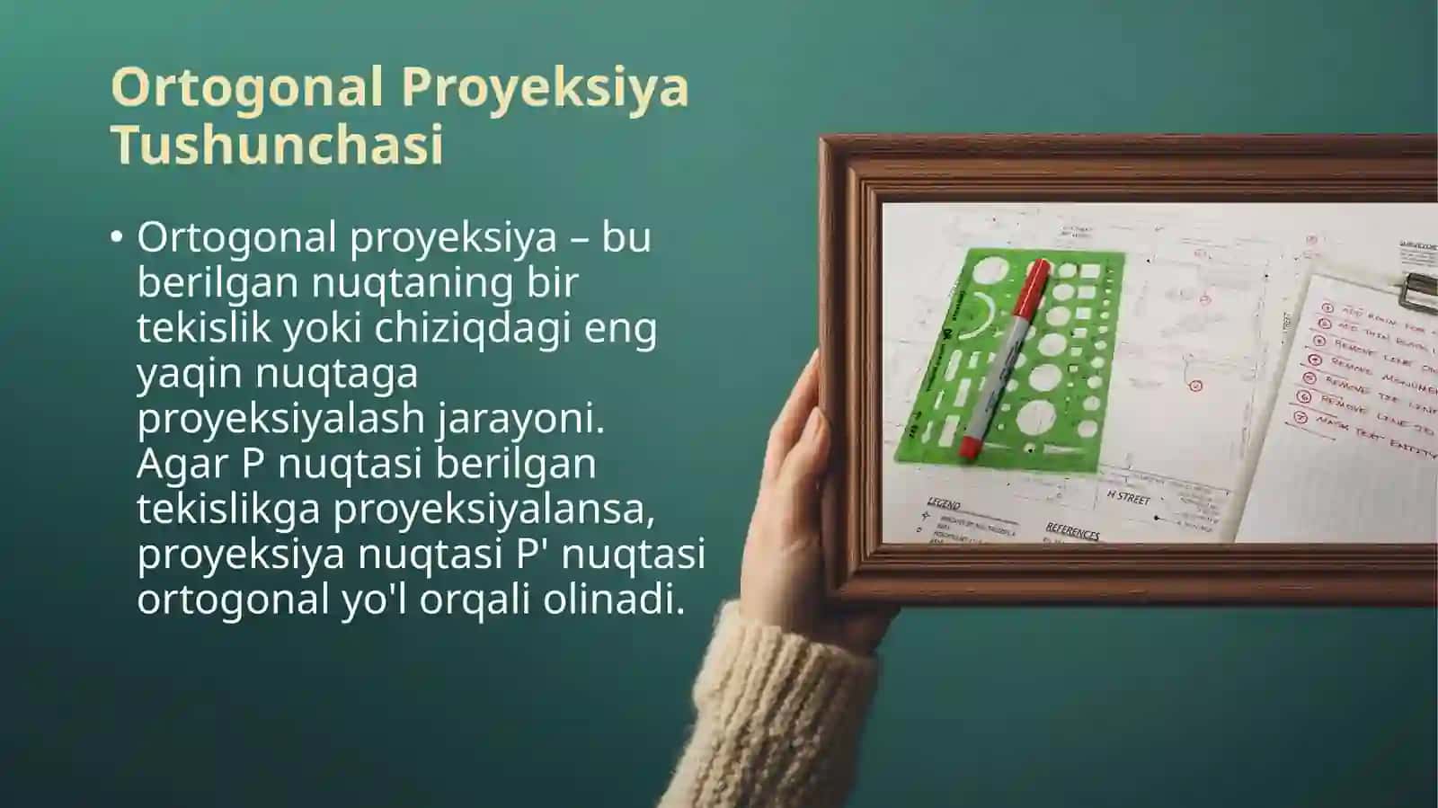 Ortogonal proyeksiya 3