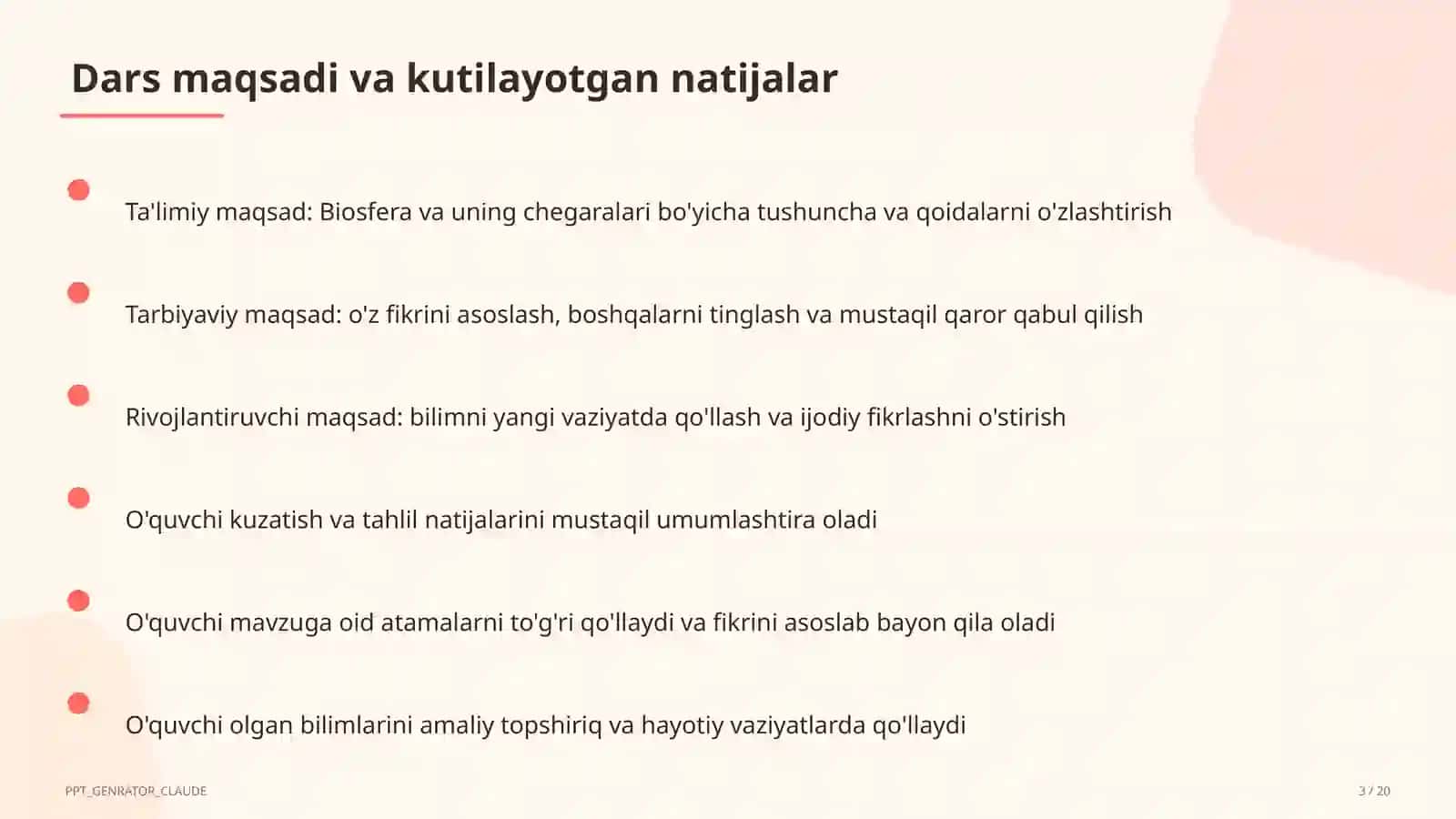 Biosfera va uning chegaralari (10-sinf) 3