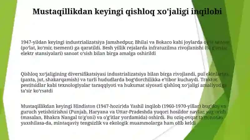 Mustaqillikdan Keyingi Qishloq Xo'jaligi Inqilobi 3