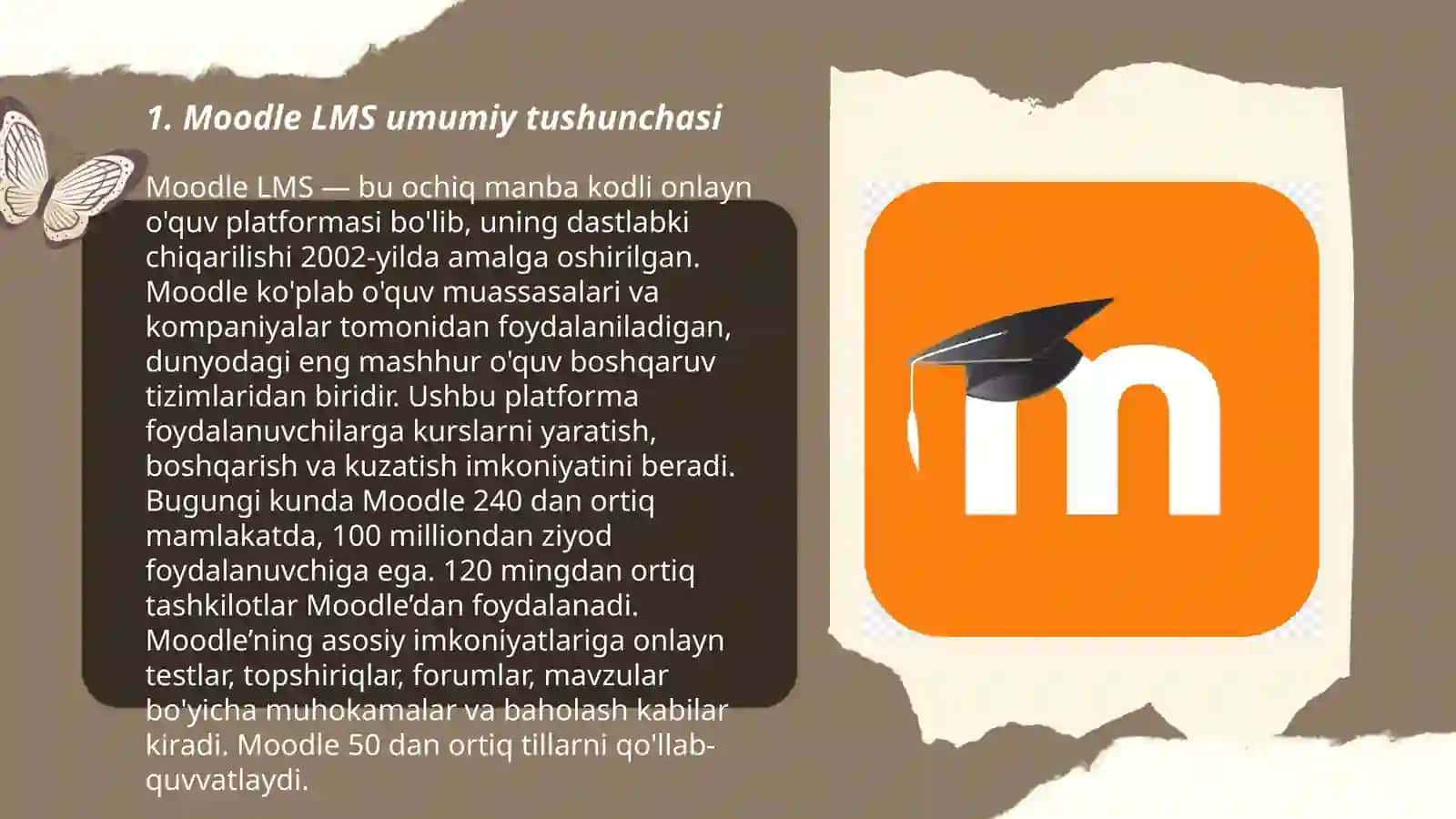 Moodle LMS kurs yaratish va uni sozlash 3