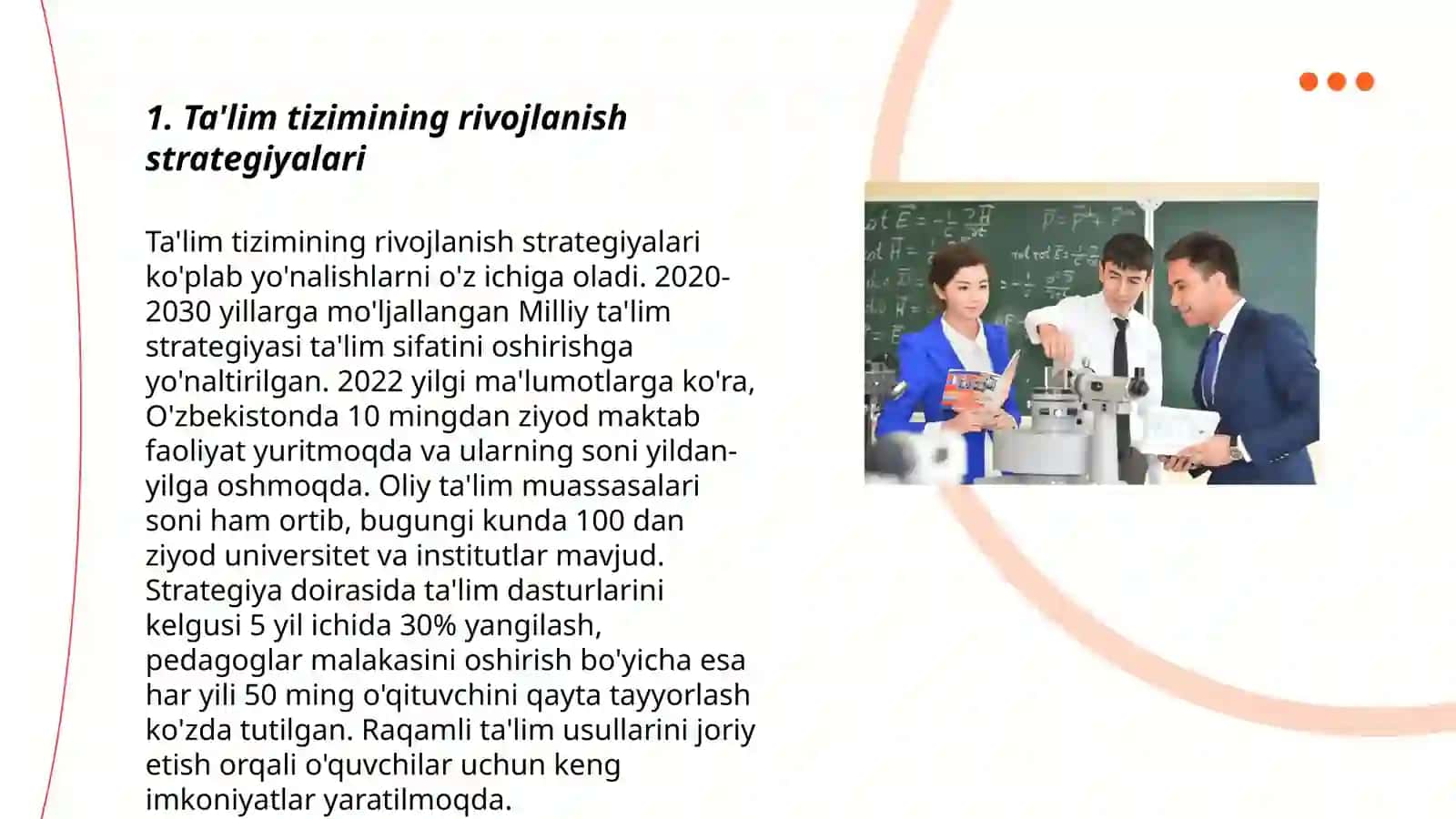 Ta'lim tizimining rivojlanish strategiyalari 3