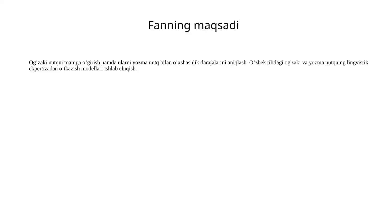 Og'zaki va yozma nutqning lingvistik ekspertizasi 3
