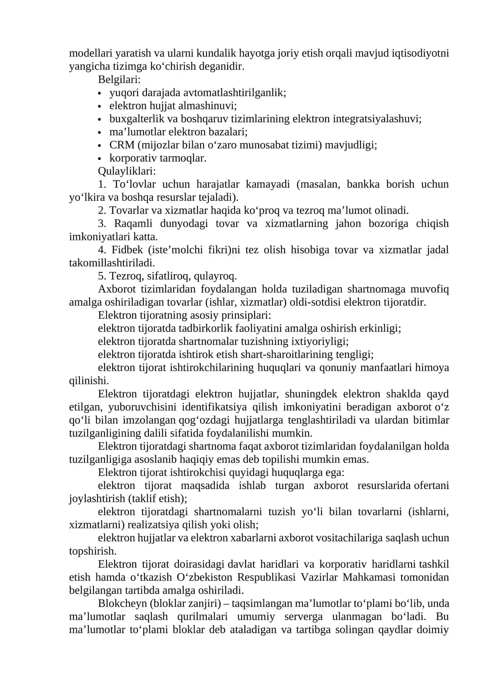 O‘zbekistonda raqamli moliyani rivojlantirish va kripto-birjalar faoliyatini tashkil etish masalalari 3