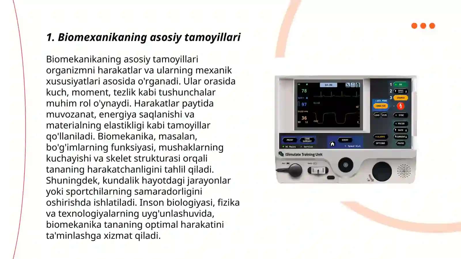 Biomexanikaning asosiy tamoyillari 3