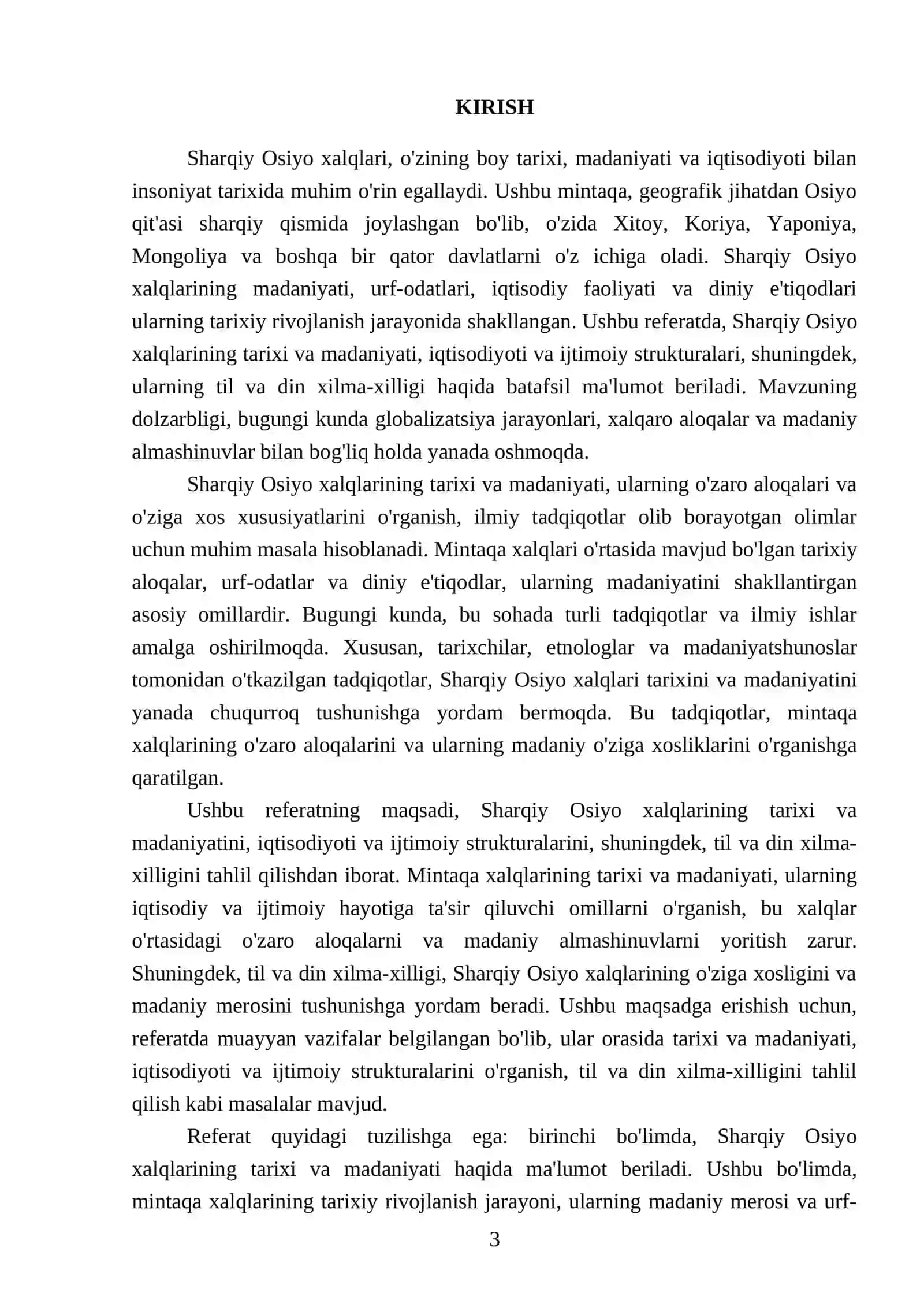 Etnalogiya fanidan tayyorlagan referat 3