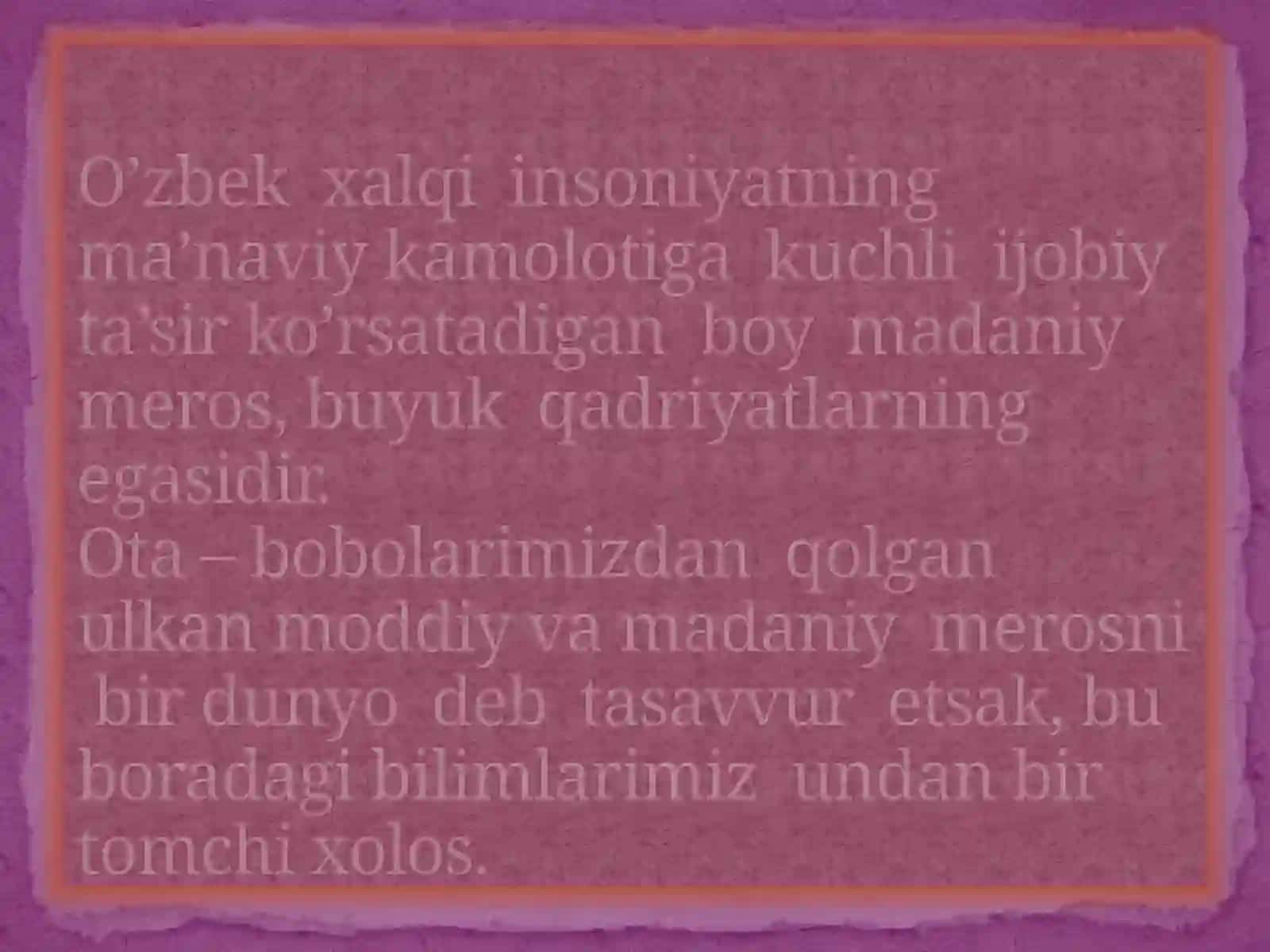 Karimov Navro’zbekning “Yuksak ma’naviyat” engil mas kuch” asari 3