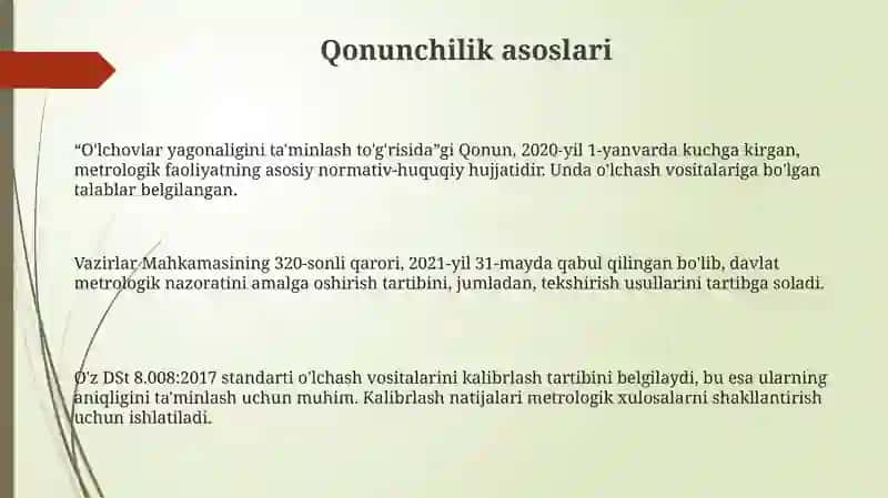 Yuridik shaxslarning metrologik nazorati 3