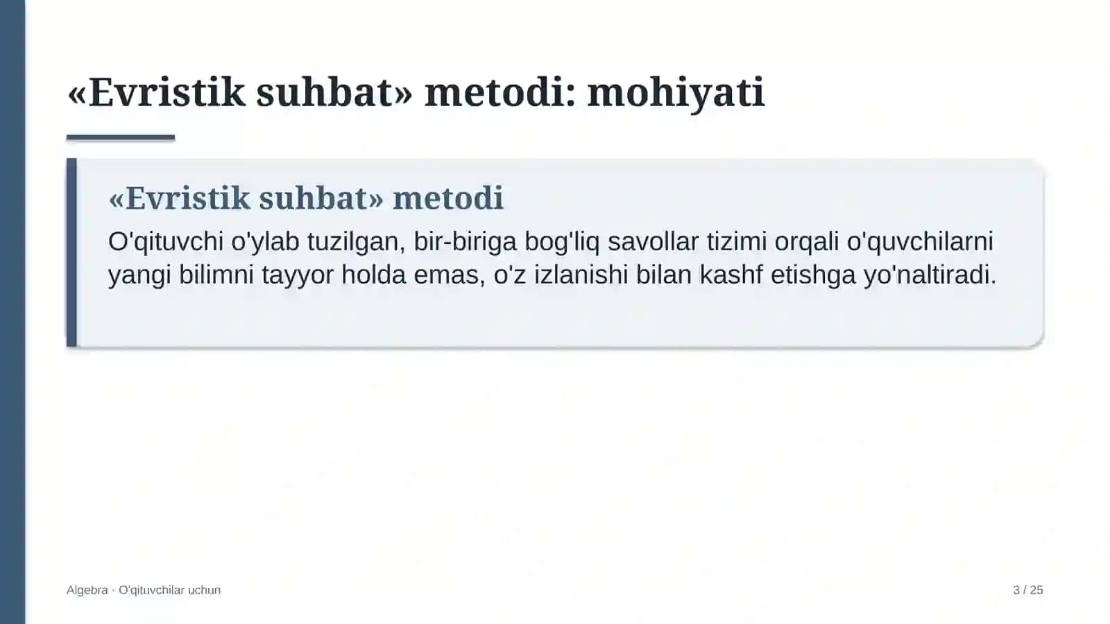 algebra darslarida evristik suhbat metodidan foydalanish 6840 3
