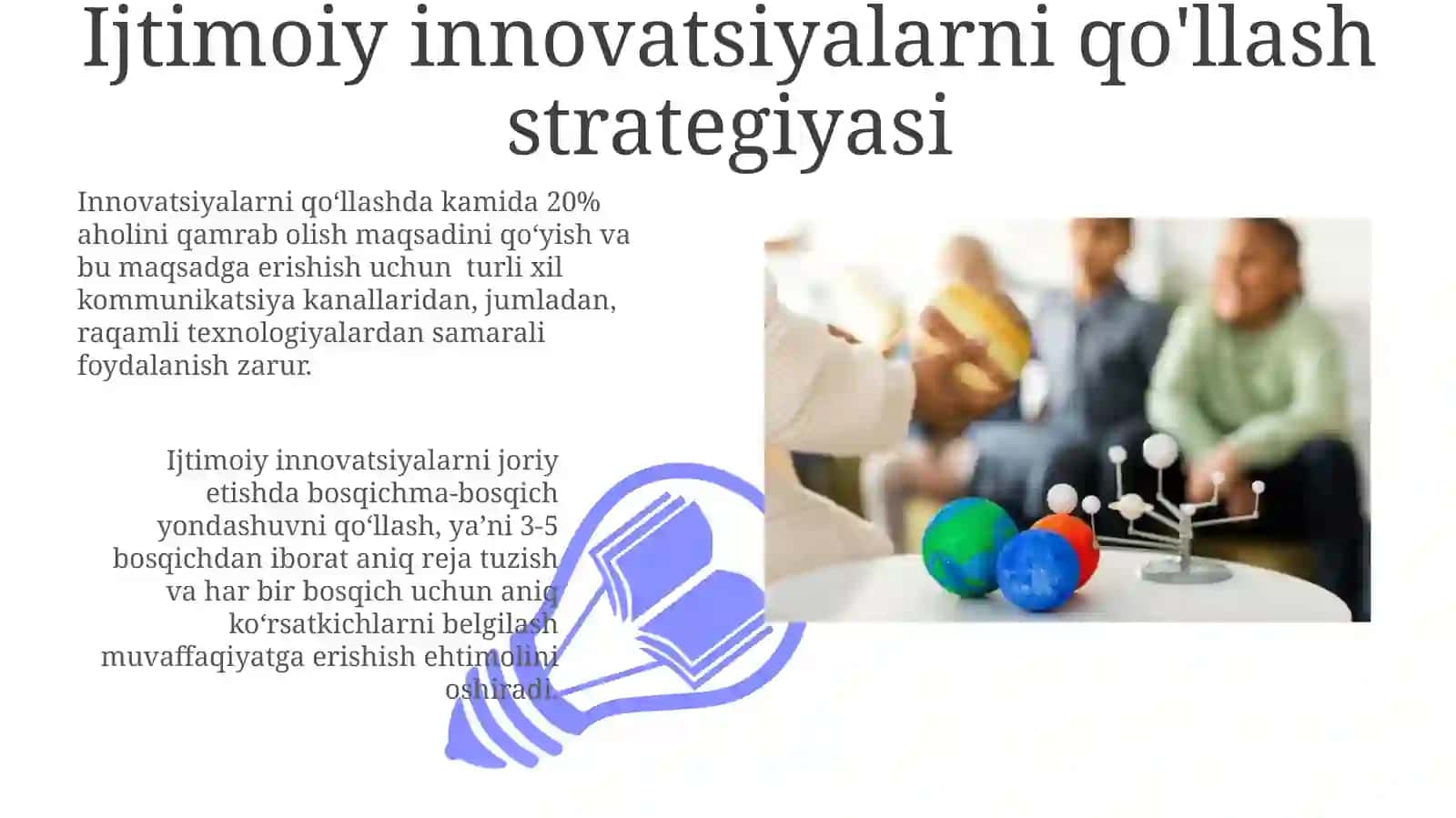 Ijtimoiy innovatsiyalar va ularning jamiyat rivojlanishidagi roli 3