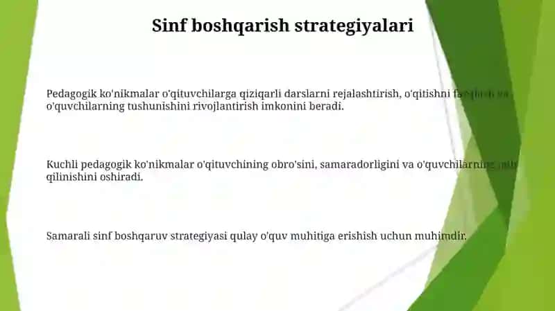 Pedagogik Ko'nikmalar: Samarali Ta'lim Uchun Qurilish Bloklari 3