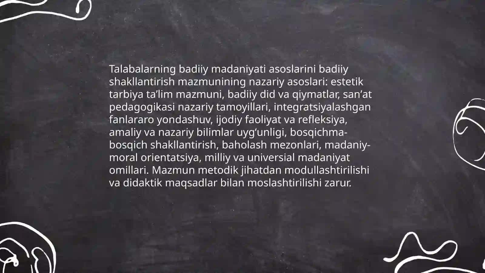 Talabalarning badiiy madaniyati asoslarini badiiy shakllantirish mazmuni 3