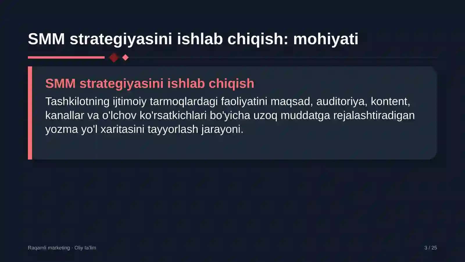 oliy ta'lim muassasalarida ijtimoiy tarmoqlarda smm strategiyasini ishlab chiqish 5820 3