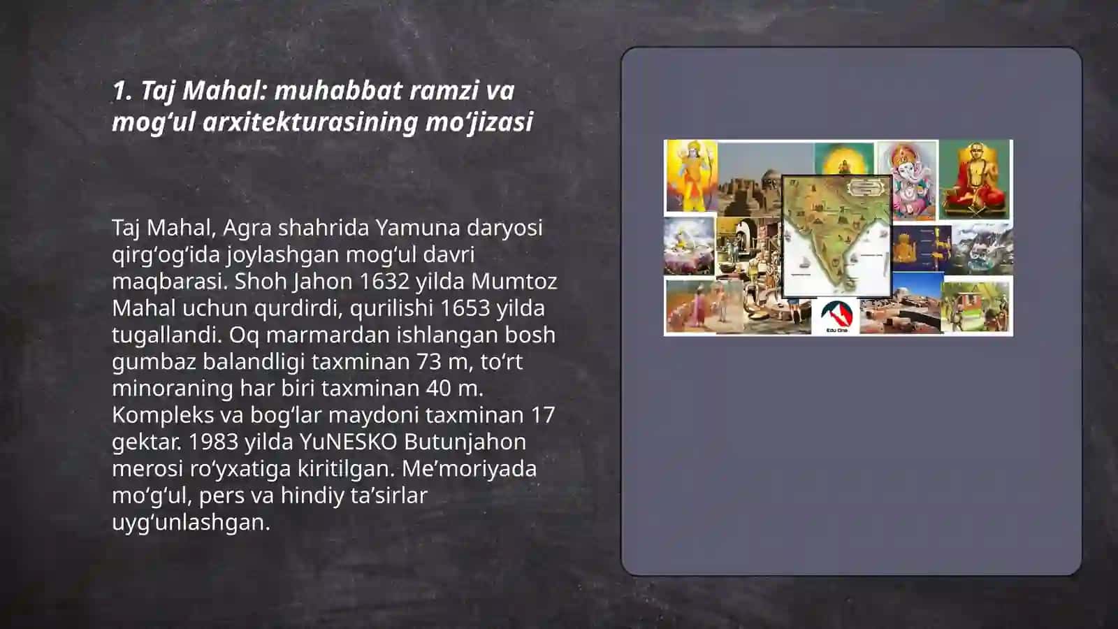 Taj Mahal: muhabbat ramzi va mogʻul arxitekturasining moʻjizasi 3