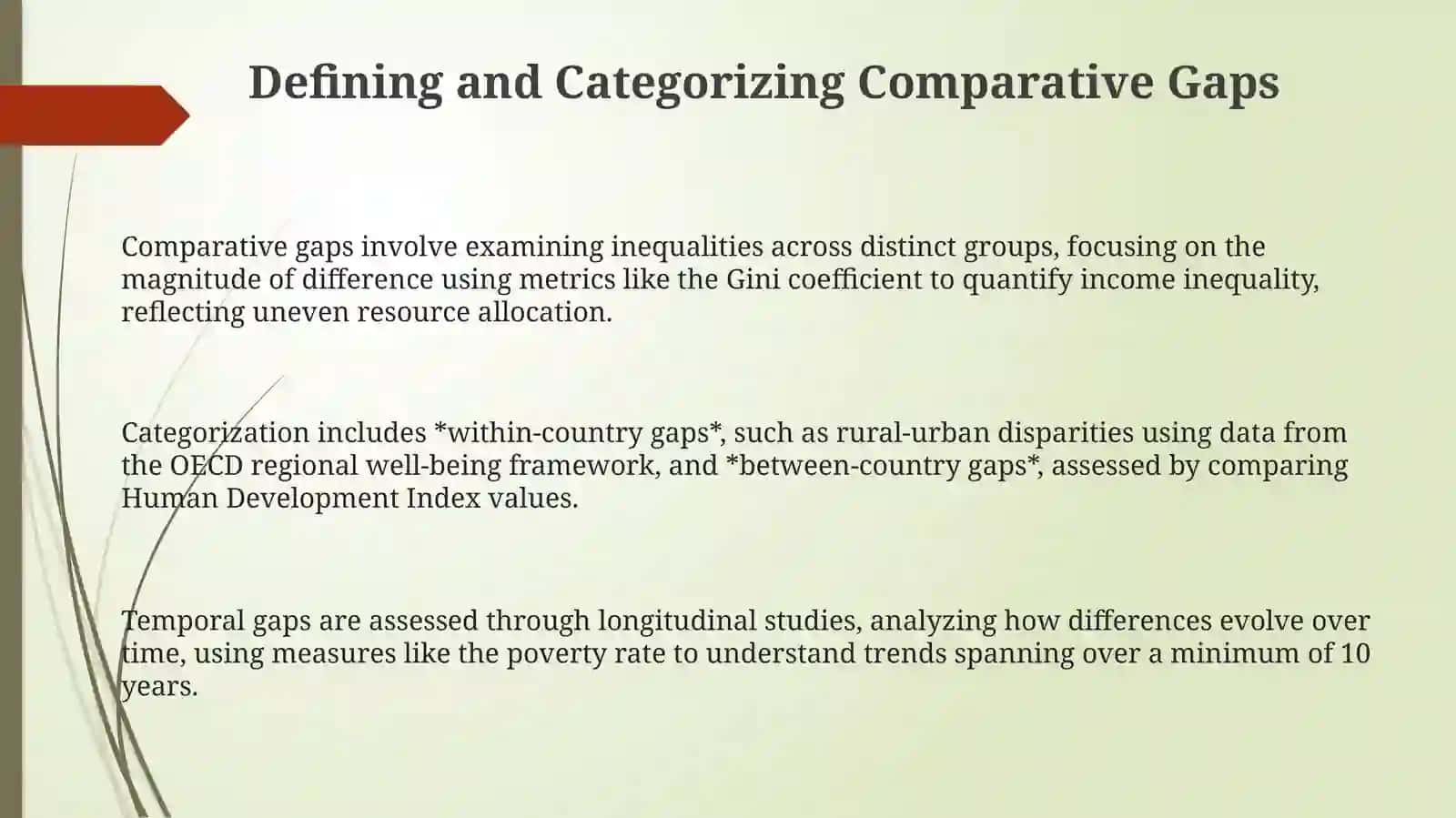 Comparative Gaps Presentation 3
